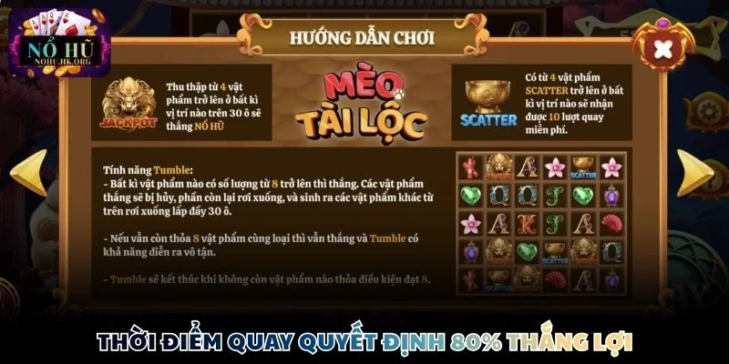 Thời điểm quay quyết định 80% thắng lợi